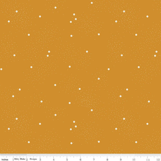 Dainty Daisy Butterscotch by Beverly McCullough for Riley Blake Designs - C665-BUTTERSCOTCH