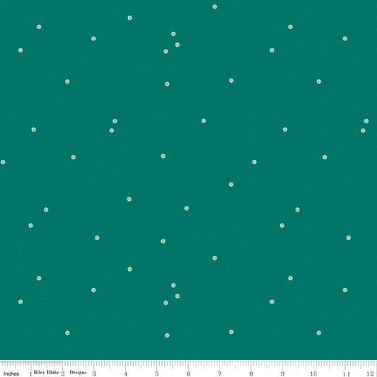 Dainty Daisy Jade by Beverly McCullough for Riley Blake Designs - C665-JADE