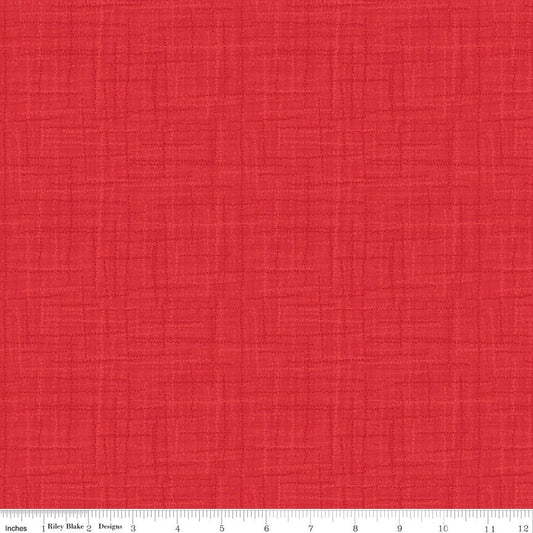 Grasscloth Cottons Red by Heather Peterson for Riley Blake Designs - C780-RED