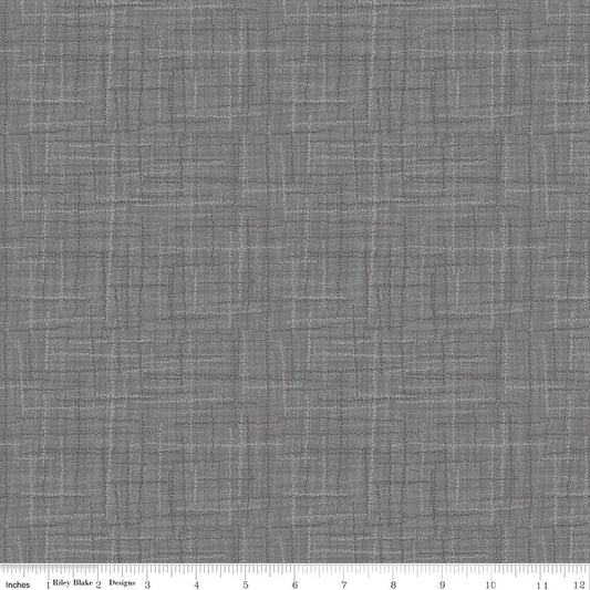 Grasscloth Cottons Gray by Heather Peterson for Riley Blake Designs - C780-GRAY