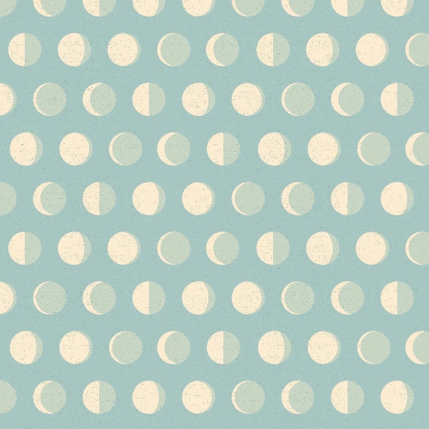 Moonbeam Dreams Moon Phase Sky by Amanda Grace for Poppie Cotton - MD23854