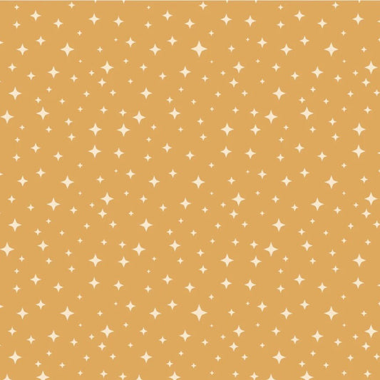 Moonbeam Dreams Star Bright Yellow by Amanda Grace for Poppie Cotton - MD23859