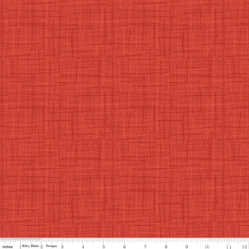 Grasscloth Cottons VERMILION by Heather Peterson for Riley Blake Designs - C780-VERMILION