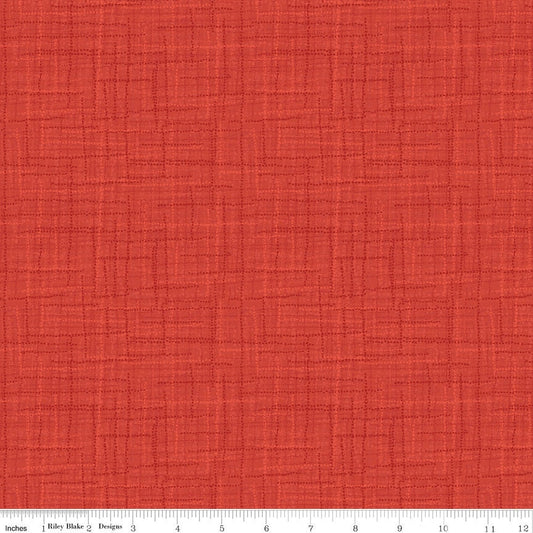 Grasscloth Cottons VERMILION by Heather Peterson for Riley Blake Designs - C780-VERMILION