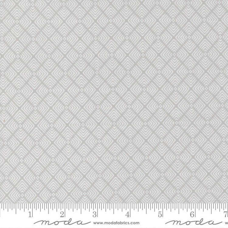 Old Glory Liberty Square Blenders Silver by Lella Boutique for Moda Fabrics - 5203 12