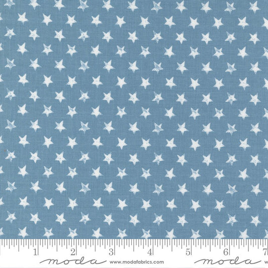 Old Glory Star Spangled American Stars Sky by Lella Boutique for Moda Fabrics - 5204 13