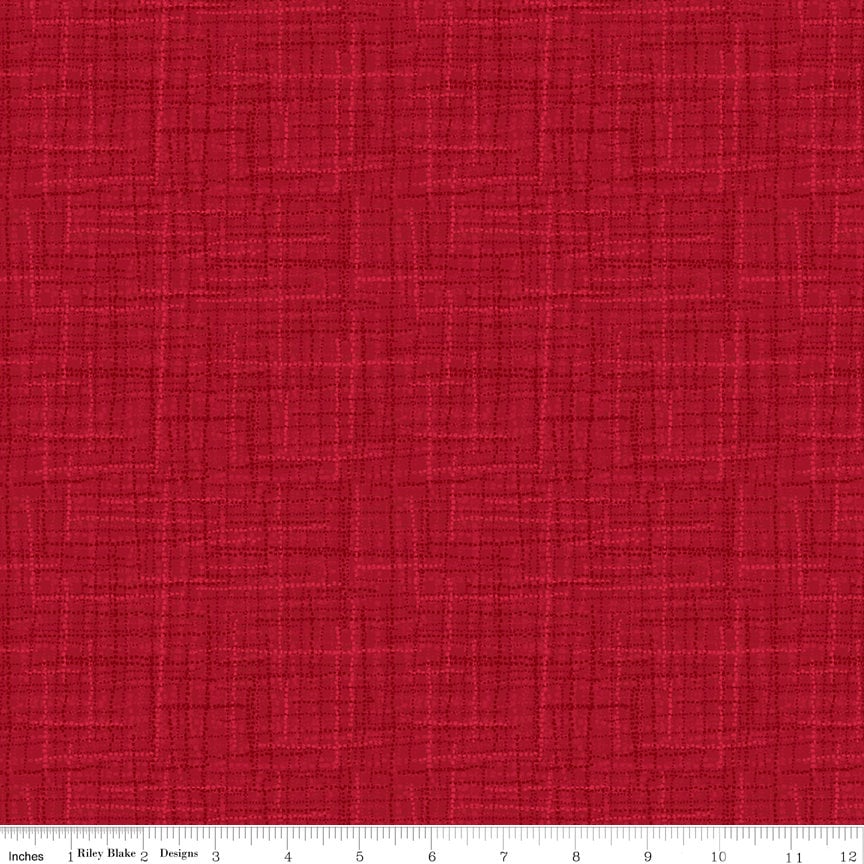 Grasscloth Cottons Cranberry by Heather Peterson for Riley Blake Designs - C780-CRANBERRY