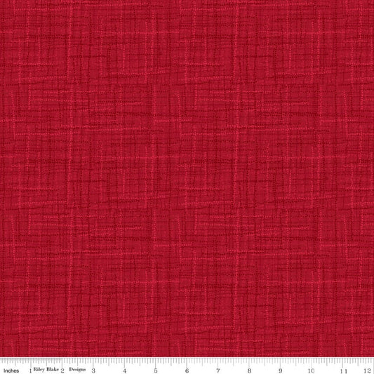 Grasscloth Cottons Cranberry by Heather Peterson for Riley Blake Designs - C780-CRANBERRY