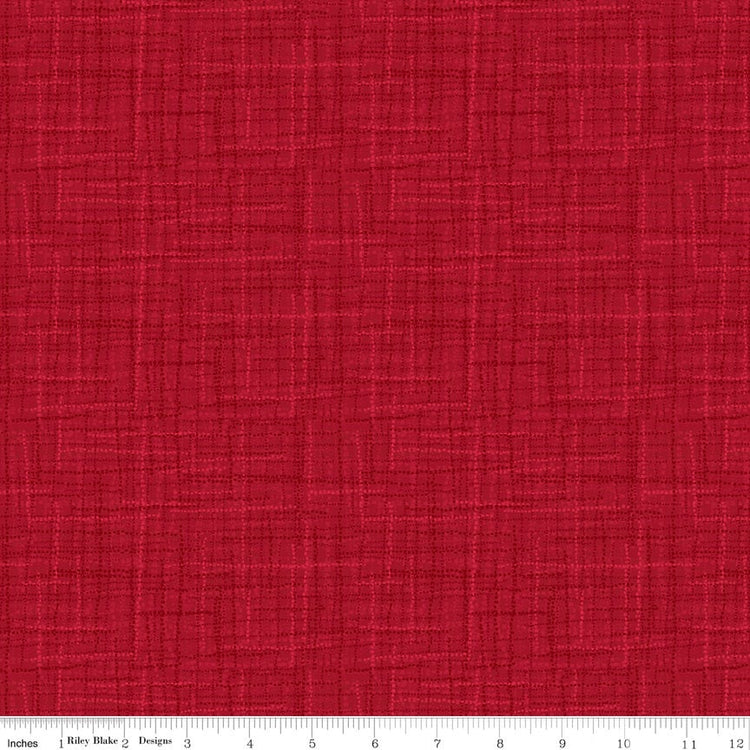 Grasscloth Cottons Cranberry by Heather Peterson for Riley Blake Designs - C780-CRANBERRY