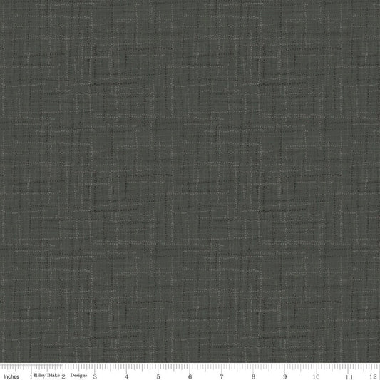 Grasscloth Cottons Charcoal by Heather Peterson for Riley Blake Designs - C780-CHARCOAL