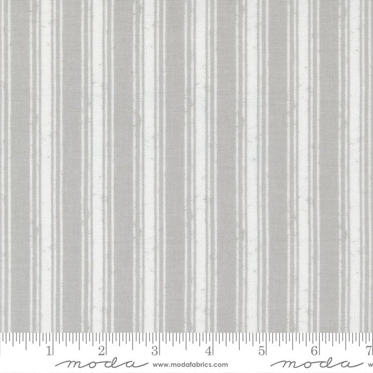 Old Glory Rural Stripes Silver by Lella Boutique for Moda Fabrics - 5205 12