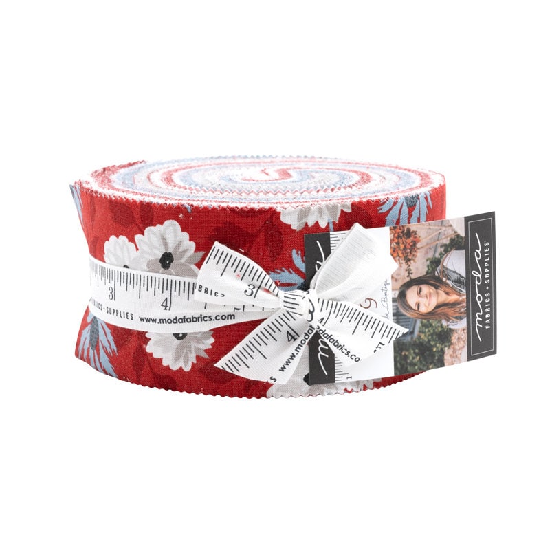 Old Glory Jelly Roll by Lella Boutique for Moda Fabrics - 5200JR 40 Assorted pieces