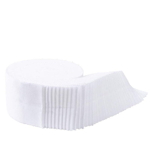 Confetti Cottons White Solid Rolie Polie by Riley Blake Designs - RP-120-RWHITE-40