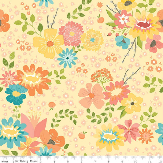 Spring's In Town Main Sunshine by Sandy Gervais for Riley Blake Designs - C14210-SUNSHINE