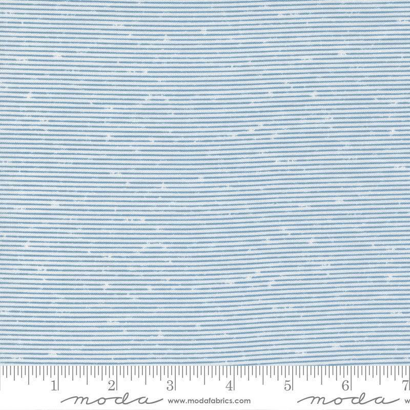 Old Glory Urban Stripes Sky by Lella Boutique for Moda Fabrics - 5202 11