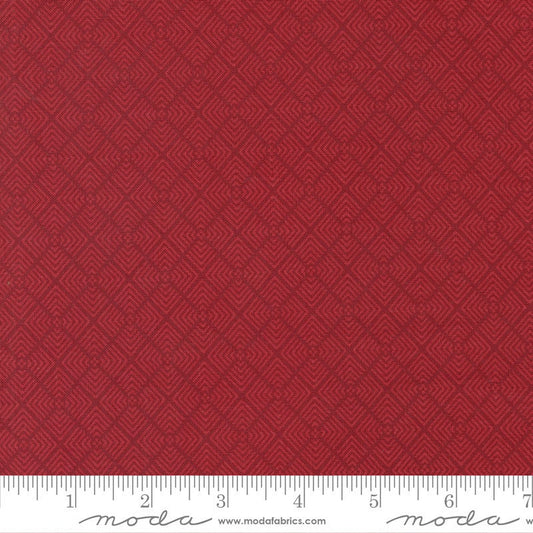 Old Glory Liberty Square Blenders Red by Lella Boutique for Moda Fabrics - 5203 15