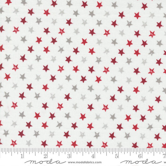 Old Glory Star Spangled American Stars Red by Lella Boutique for Moda Fabrics - 5204 11