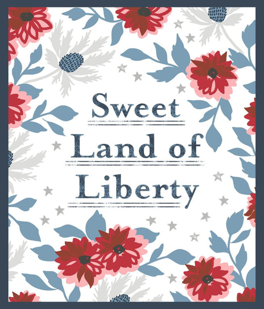 Old Glory Sweet Land of Liberty panel by Lella Boutique for Moda Fabrics - 5207 11