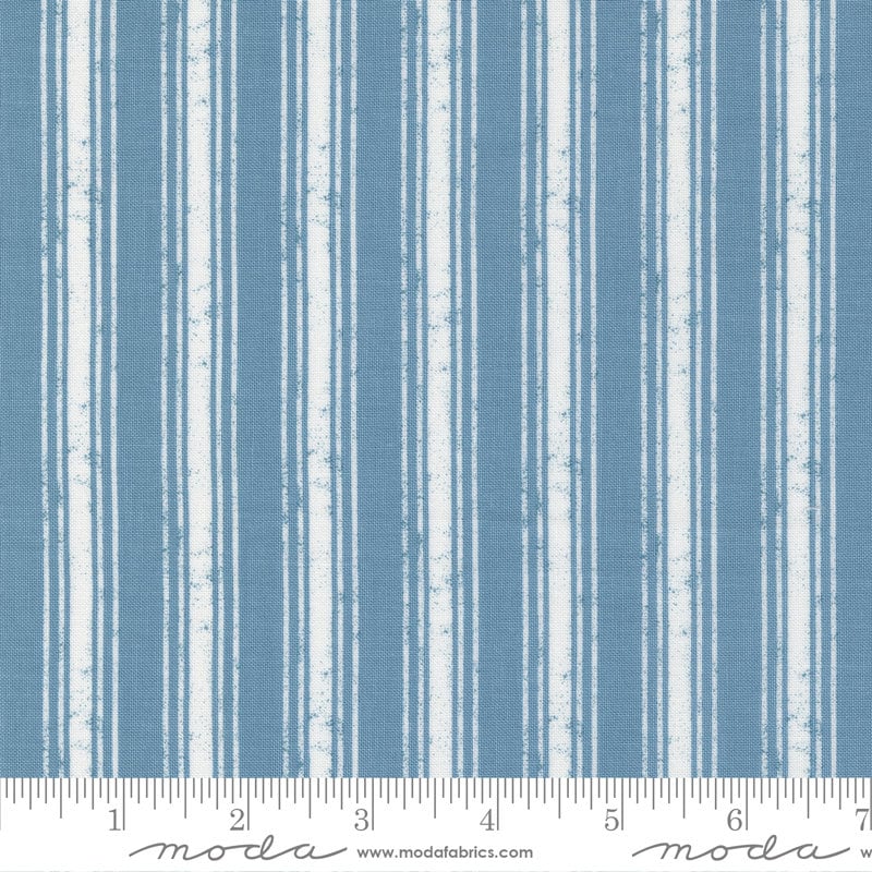 Old Glory Rural Stripes Sky by Lella Boutique for Moda Fabrics - 5205 13