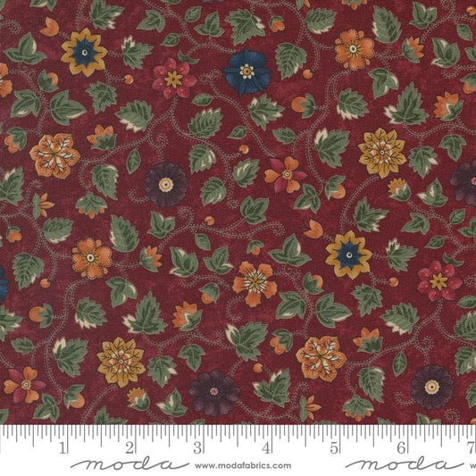 Chickadee Landing Spring Joy Floral Poppy by Kansas Troubles Quilters for Moda Fabrics - 9740 13