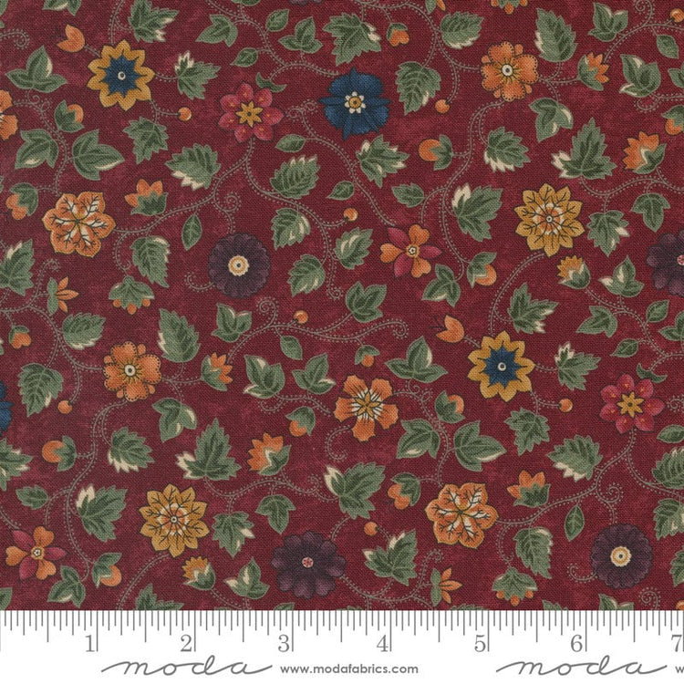 Chickadee Landing Spring Joy Floral Poppy by Kansas Troubles Quilters for Moda Fabrics - 9740 13