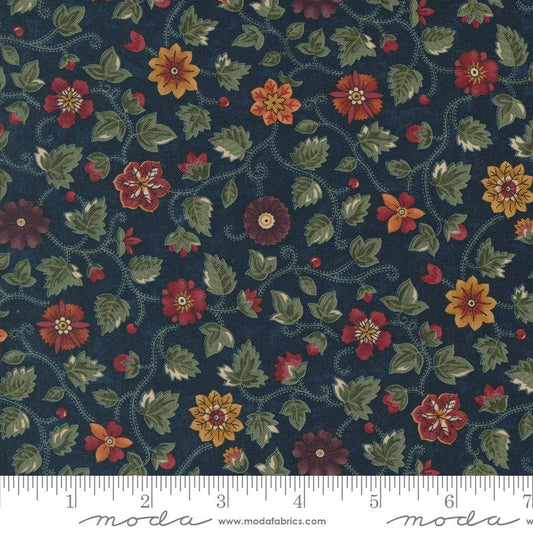 Chickadee Landing Spring Joy Floral Bluebell by Kansas Troubles Quilters for Moda Fabrics - 9740 14