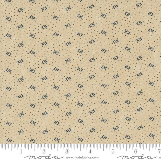 Chickadee Landing Rosebuds Dots Dandelion Bluebell by Kansas Troubles Quilters for Moda Fabrics - 9745 11