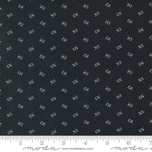 Chickadee Landing Rosebuds Dots Mulch by Kansas Troubles Quilters for Moda Fabrics - 9745 19