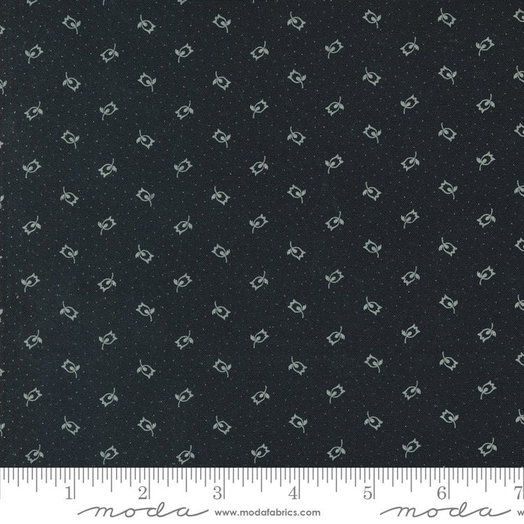 Chickadee Landing Rosebuds Dots Mulch by Kansas Troubles Quilters for Moda Fabrics - 9745 19