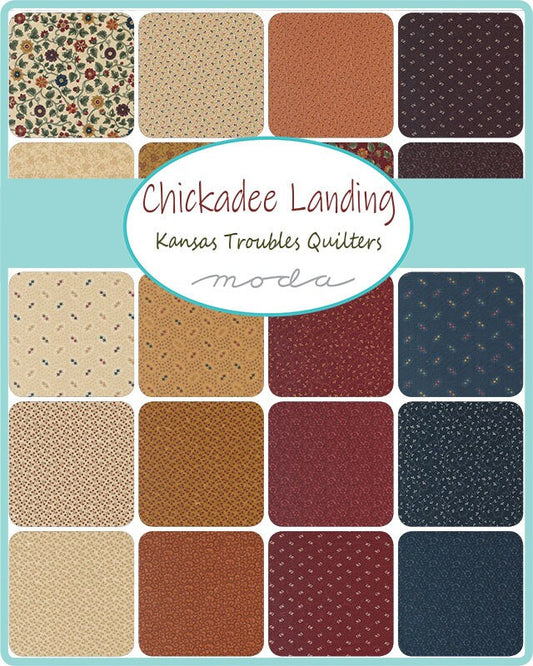 Chickadee Landing Mini Charm Pack by Kansas Troubles Quilters for Moda Fabrics - 9740MC