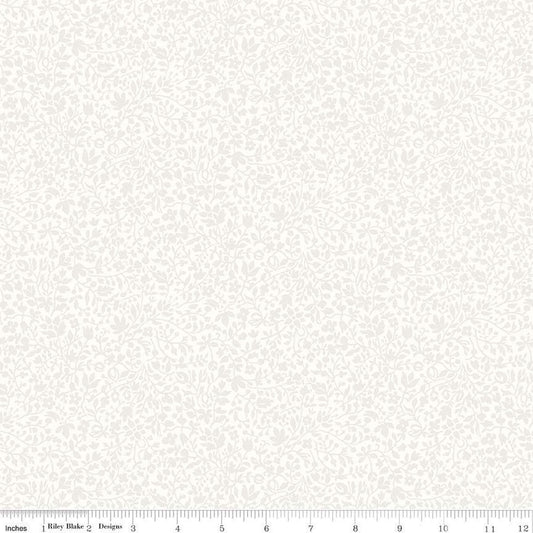 Lasenby Silhouette Garden Walk White by Liberty Fabrics - 03386409P