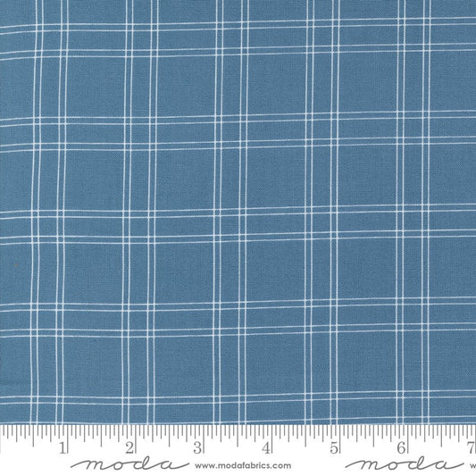 Shoreline Plaid Medium Blue by Camille Roskelley for Moda Fabrics - 55302 13