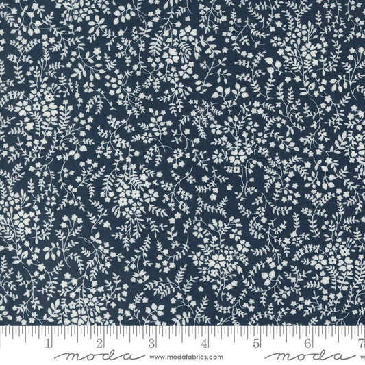 Shoreline Breeze Small Floral Navy by Camille Roskelley for Moda Fabrics - 55304 24