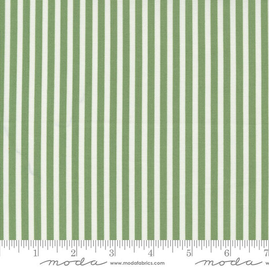 Shoreline Simple Stripe Green by Camille Roskelley for Moda Fabrics - 55305 15