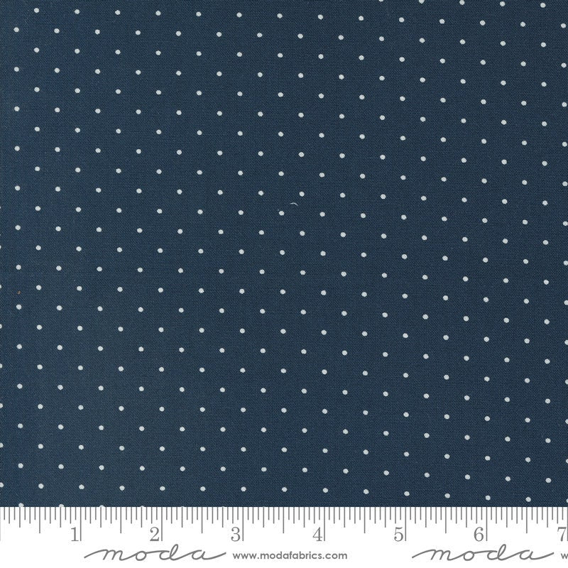 Shoreline Dot Dots Navy by Camille Roskelley for Moda Fabrics - 55307 14