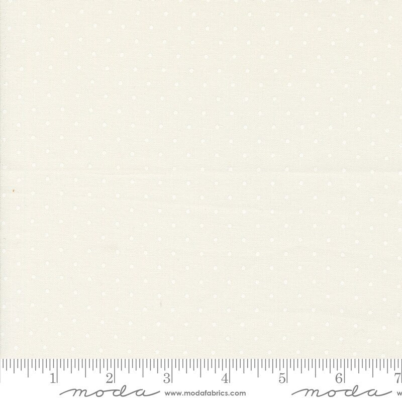 Shoreline Dot Dots White on Cream by Camille Roskelley for Moda Fabrics - 55307 21