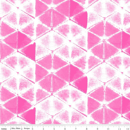 Shibori Hot Pink Splendid by Gabrielle Neil Design for Riley Blake Designs - CD14312-HOTPINK