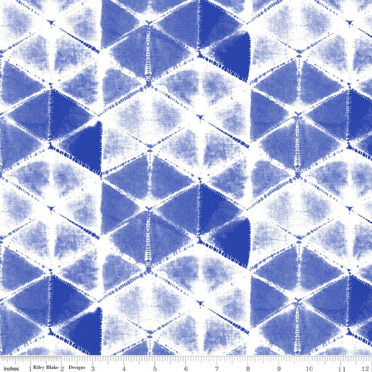 Shibori Cobalt Splendid by Gabrielle Neil Design for Riley Blake Designs - CD14312-COBALT