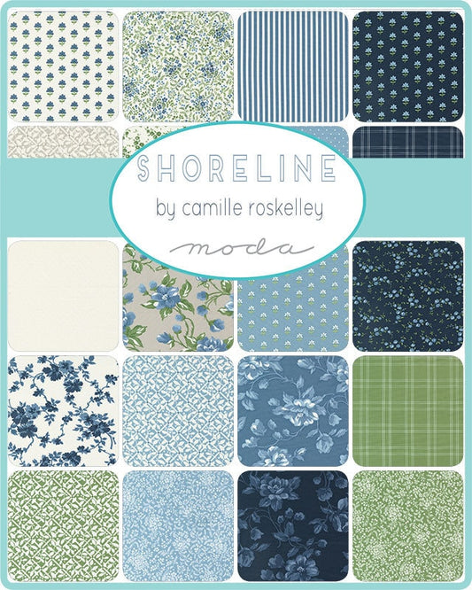 Shoreline Mini Charm Pack by Camille Roskelley for Moda Fabrics - 55300MC