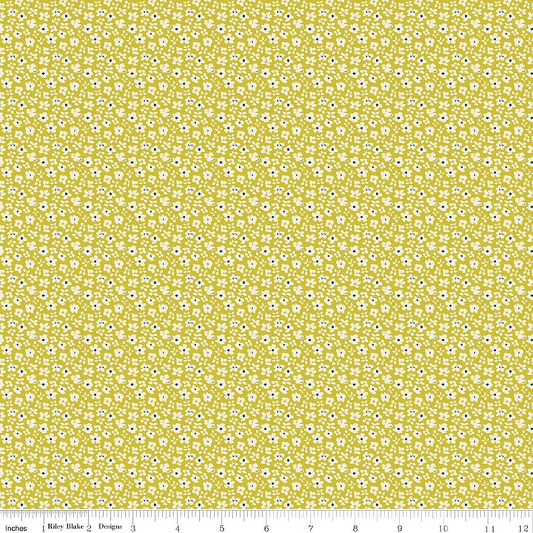 Feed My Soul Daisies Pear by Sandy Gervais for Riley Blake Designs - C14555-PEAR