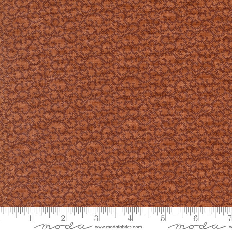 Chickadee Landing Prickly Vines Blenders Tiger Lily by Kansas Troubles Quilters for Moda Fabrics - 97456 17