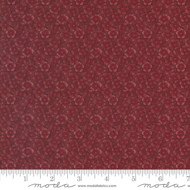 Chickadee Landing Blooms Florals Tonal Poppy by Kansas Troubles Quilters for Moda Fabrics - 9748 13