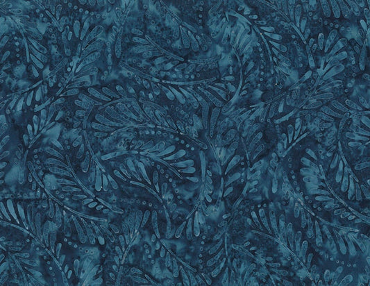 Blue Smoke Batiks Frens Blue by Wilmington Prints - 1400 22277 449
