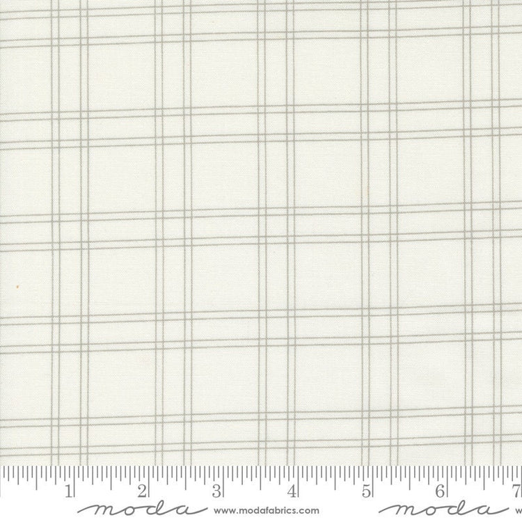 Shoreline Plaid Cream Grey by Camille Roskelley for Moda Fabrics - 55302 21