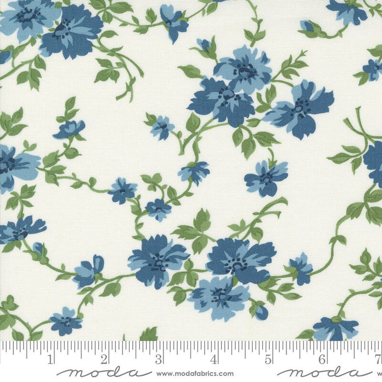 Shoreline Getaway Florals Cream Multi by Camille Roskelley for Moda Fabrics - 55306 11