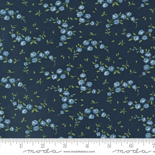 Shoreline Summer Small Floral Navy by Camille Roskelley for Moda Fabrics - 55308 14